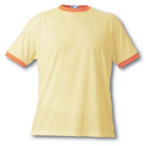 Vapor Performance Basic Line Sublimation T-shirts- RINGER Classic Apricot/Orange