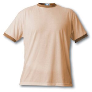 Vapor Performance Basic Line Sublimation T-shirts- RINGER Classic Java/Sandy